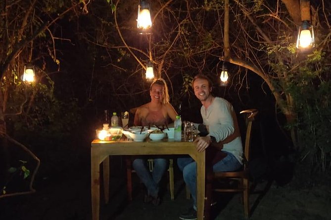 All Inclusive Leopard Nest Treehouse Safari in Yala - Outdoor showers, campfire drinks, and dinner