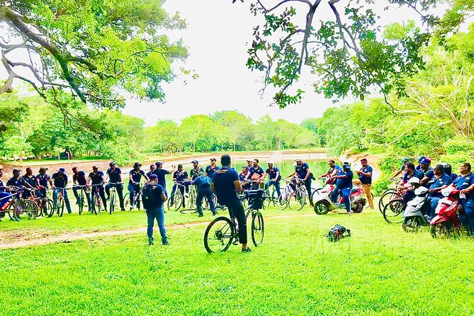 Anuradhapura Heritage Mountain bike / bicycle Tour - The Moonstone and the art at your feet