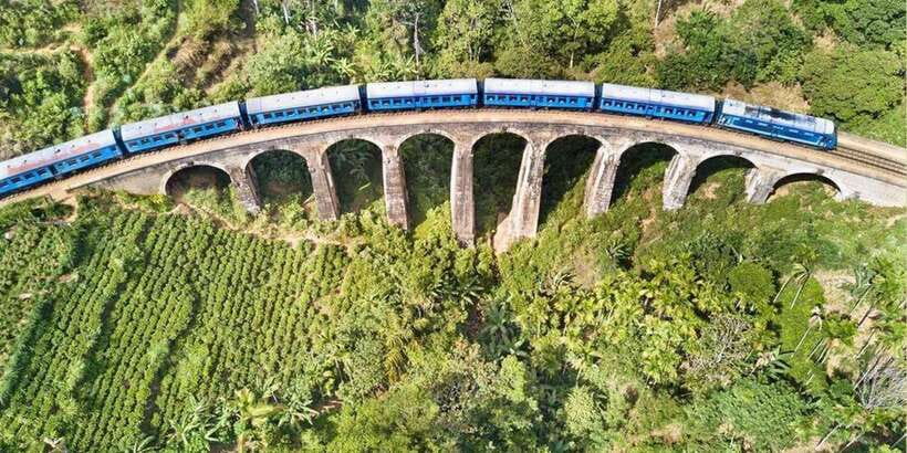 Bentota/Kalutara/Hikkaduwa/Galle/Mirissa: Day Trip to Ella - Nine Arch Bridge shows off railway engineering
