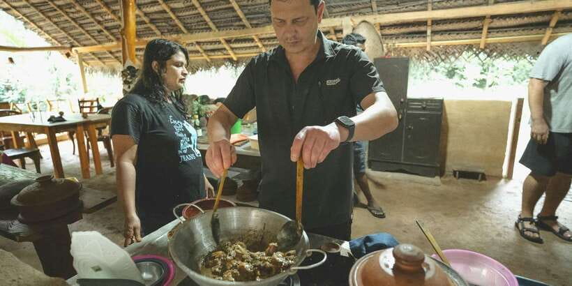 Cooking Class: Sajee’s Place Cooking Class sigiriya - Eating the meal you made
