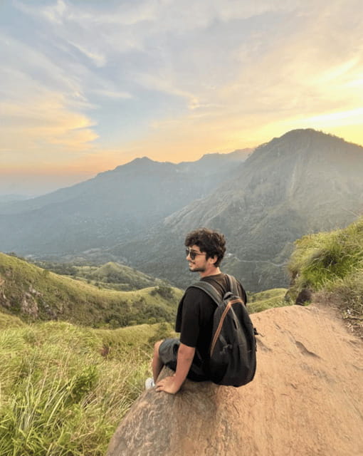 From Ella : Sunrise Hike to Little Adams Peak - Walking Through Tea Country