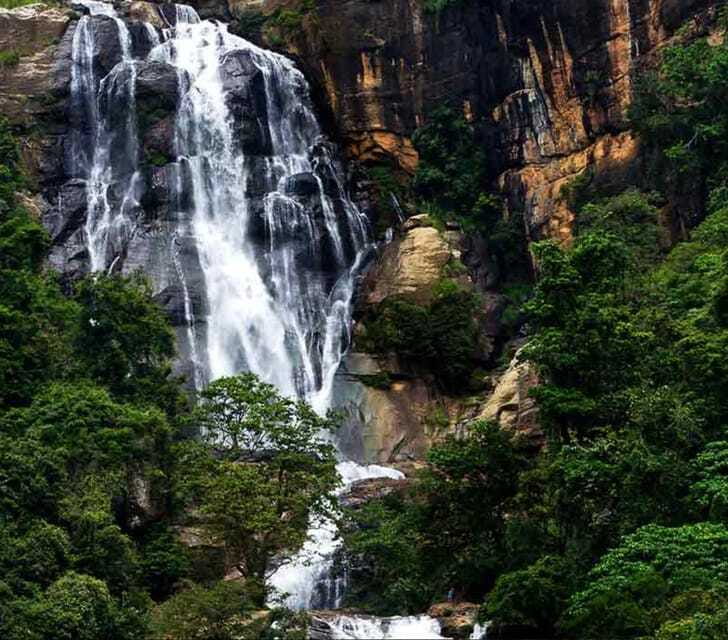 From Galle/Weligama/Mirissa/Tangalle: Day Trip to Ella - Ravana Waterfall is a quick stop with a big visual payoff