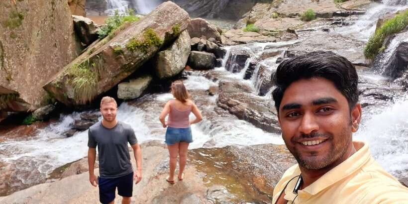 Kandy To Nuwara Eliya Drop Tour - Sri Lanka - Ramboda View Point and the waterfall