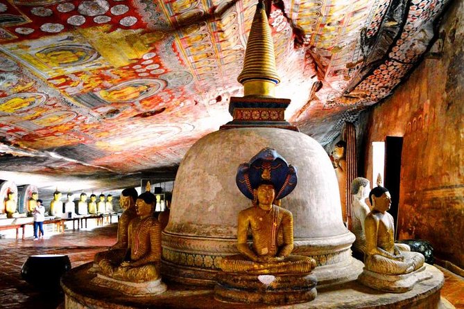 Sigiriya & Dambulla Private Day Trip with Entry Fees & Lunch - Dambulla’s five painted cave shrines