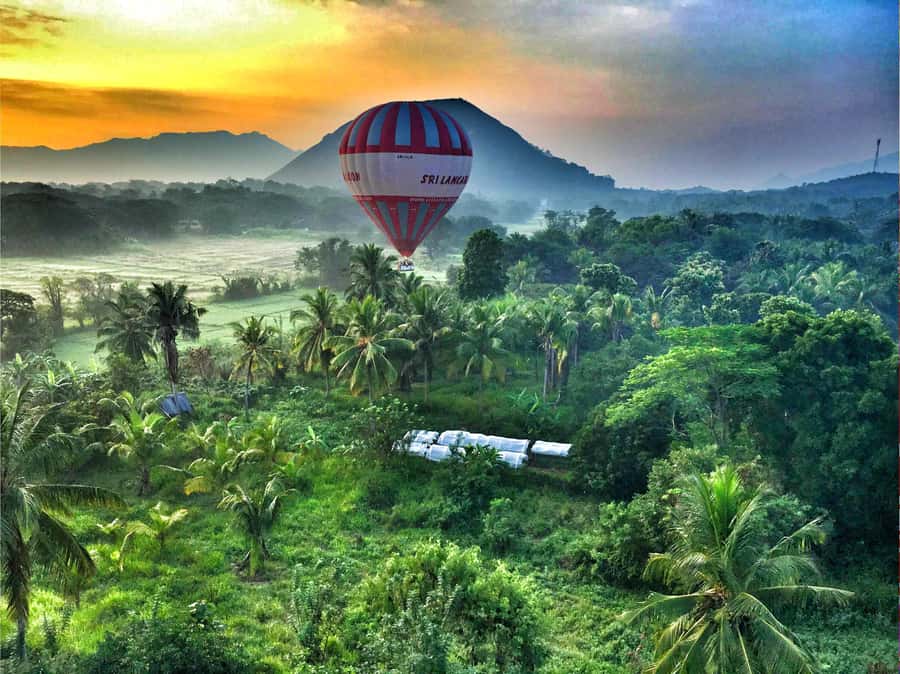 Sigiriya: Hot Air Balloon Ride - The landing, toast, and flight certificate