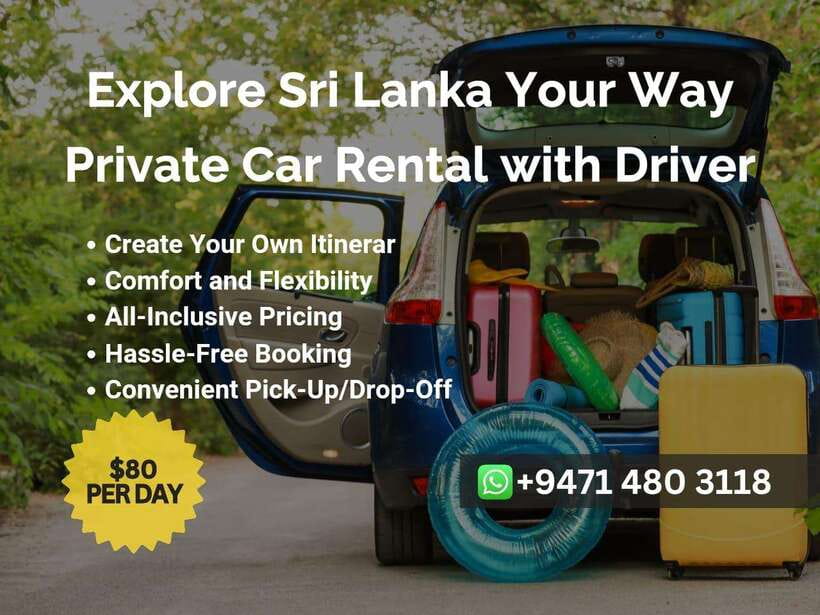 Sri Lanka Car Rental with Driver - 3 Days Minimum, 180km/Day - Building a route from Kandy to Bentota