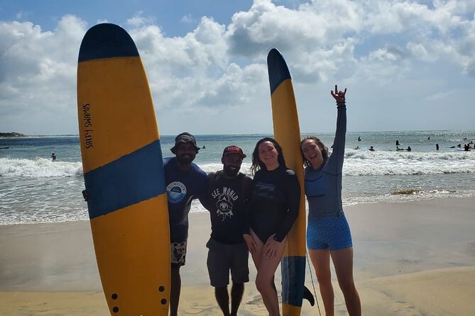 Surf Lessons in Sri lanka Semi - Private or Group Options - The first 15 to 20 minutes: learning on dry land
