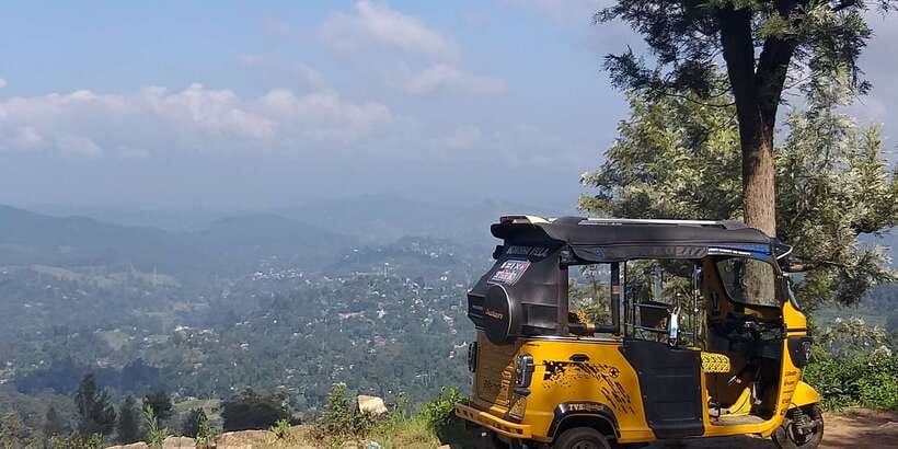 Tuk-Tuk Safari Liptons seat,Tea Fields Hike,TeaFactory Tour - A picnic lunch with a useful rain plan