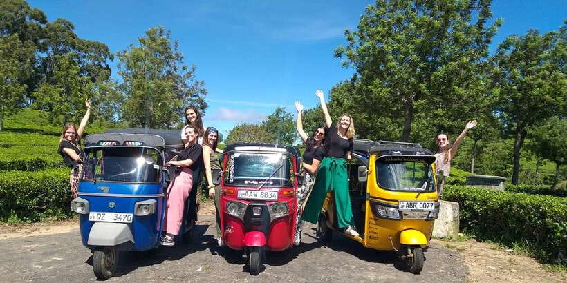 Tuk-Tuk Safari Liptons seat,Tea Fields Hike,TeaFactory Tour - The tuk-tuk ride through Ella’s tea country